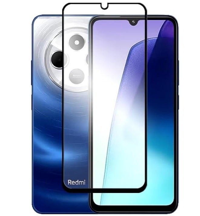 Screen Protector For Xiaomi Redmi 14C Tempered Glass Screen Protector Full Screen Coverage HD Clarity Anti Shatter Scratch Proof Glass For Xiaomi Redmi 14C.
